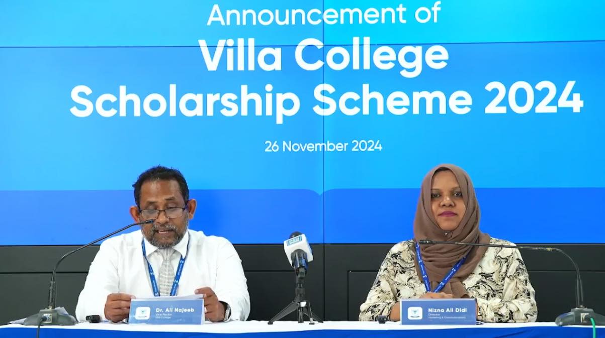 ANNOUNCEMENT OF VILLA COLLEGE SCHOLARSHIP SCHEME 2024